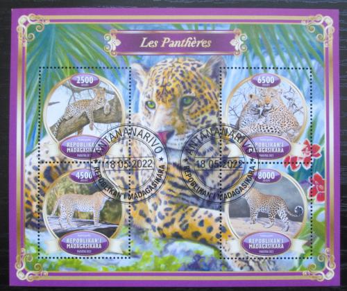 Poštové známky Madagaskar 2022 Levharti Mi# Mi# N/N