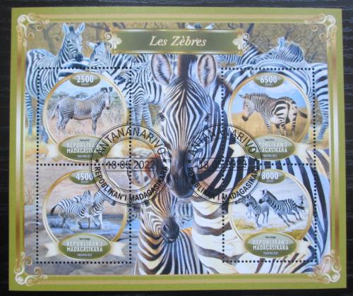 Poštové známky Madagaskar 2022 Zebry Mi# Mi# N/N