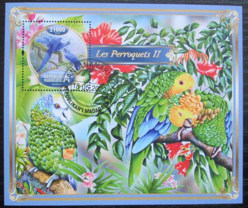 Poštové známky Madagaskar 2022 Papagáje Mi# Mi# N/N