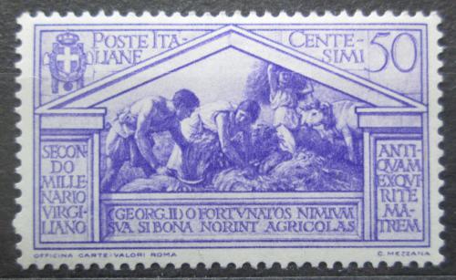 Potov znmka Taliansko 1930 Umenie, Publius Vergilius Maro Mi# 349 - zvi obrzok