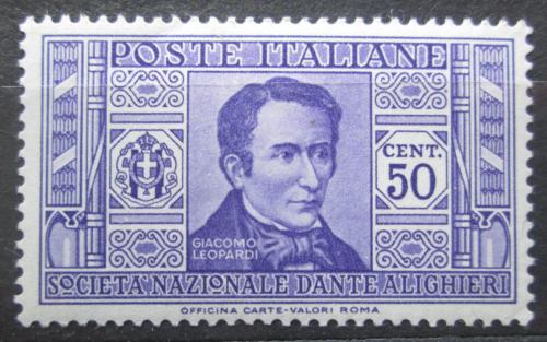 Poštová známka Taliansko 1932 Giacomo Leopardi Mi# 378