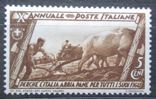 Poštová známka Taliansko 1932 Pochod na Øím, 10. výroèie Mi# 415