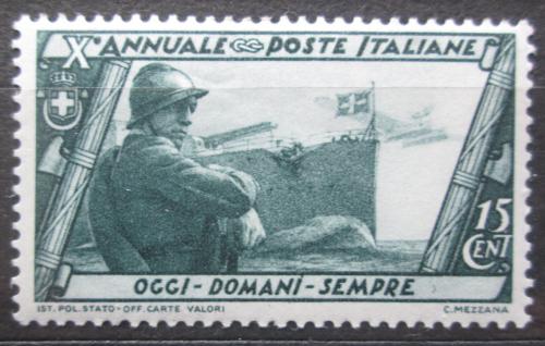 Poštová známka Taliansko 1932 Pochod na Øím, 10. výroèie Mi# 417