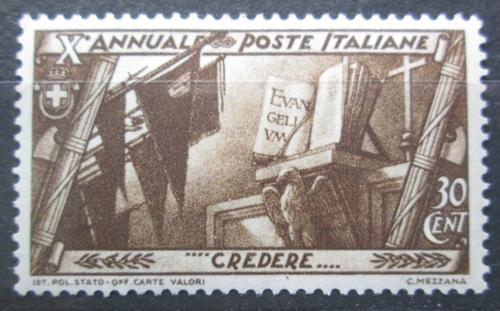 Poštová známka Taliansko 1932 Pochod na Øím, 10. výroèie Mi# 420