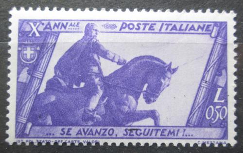 Poštová známka Taliansko 1932 Pochod na Øím, 10. výroèie Mi# 422 