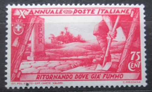 Poštová známka Taliansko 1932 Pochod na Øím, 10. výroèie Mi# 424 Kat 5€