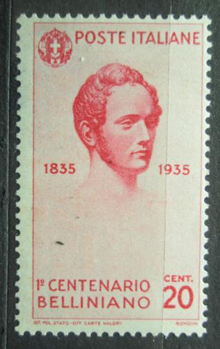 Poštová známka Taliansko 1935 Vincenzo Bellini, skladatel Mi# 532