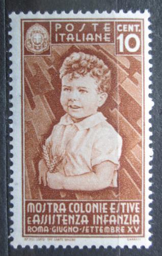Poštová známka Taliansko 1937 Dìti a prázdniny Mi# 560