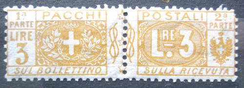 Poštové známky Taliansko 1914 Balíková SC# Q14 Kat 50$