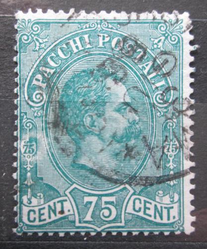 Poštová známka Taliansko 1884 Krá¾ Umberto I., balíková Mi# 4 Kat 15€