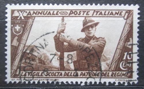 Poštová známka Taliansko 1932 Pochod na Øím, 10. výroèie Mi# 416