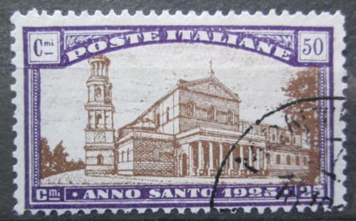 Poštová známka Taliansko 1924 Kostel svatého Pavla Mi# 208 Kat 8€