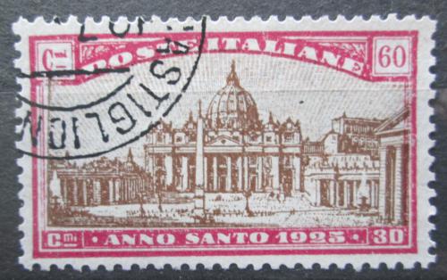 Poštová známka Taliansko 1924 Kostel svatého Petra Mi# 209 Kat 25€