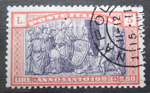 Poštová známka Taliansko 1924 Papež zavírá Svatou bránu Mi# 211 Kat 60€
