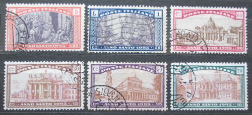 Poštové známky Taliansko 1924 Svätý rok TOP SET Mi# 206-11 Kat 130€