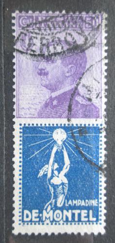 Poštová známka Taliansko 1924 Krá¾ Viktor Emanuel III., reklamní Mi# N/N