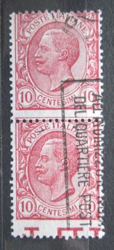 Poštové známky Taliansko 1906 Krá¾ Viktor Emanuel III. pár Mi# 89