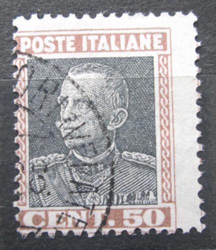Poštová známka Taliansko 1927 Krá¾ Viktor Emanuel III. Mi# 263
