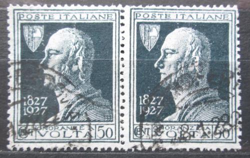 Poštové známky Taliansko 1927 Alessandro Volta, fyzik pár Mi# 260