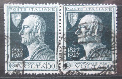 Poštové známky Taliansko 1927 Alessandro Volta, fyzik pár Mi# 260