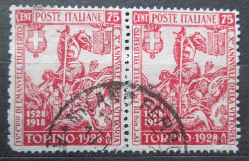 Poštové známky Taliansko 1928 Emanuel Philibert pár Mi# 289 B
