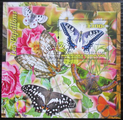 Poštová známka Gabon 2022 Motýle Mi# N/N