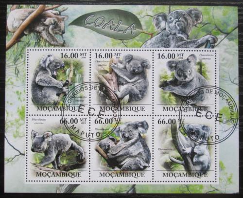 Poštové známky Mozambik 2011 Koala medvídkovitý Mi# 5358-63 Kat 23€