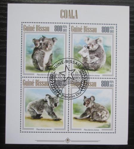 Poštové známky Guinea-Bissau 2013 Koala medvídkovitý Mi# N/N 