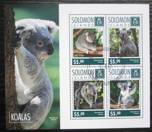 Poštové známky Šalamúnove ostrovy 2014 Koala medvídkovitý Mi# 2942-45