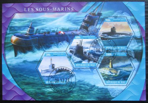 Poštové známky Mali 2021 Ponorky Mi# N/N