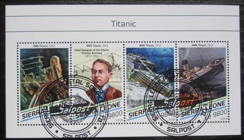 Poštové známky Sierra Leone 2018 Titanic Mi# 9889-92 Kat 11€