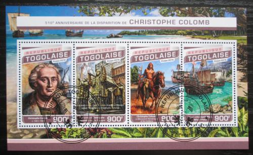 Poštové známky Togo 2016 Krištof Kolumbus Mi# 7769-72 Kat 14€