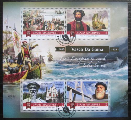 Poštové známky Maldivy 2015 Vasco da Gama Mi# 5850-53 Kat 11€