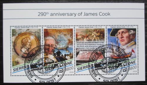 Poštové známky Sierra Leone 2018 James Cook Mi# 9874-77 Kat 11€