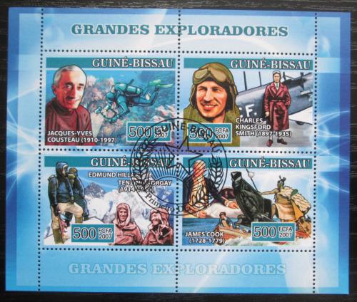 Poštové známky Guinea-Bissau 2007 Slavní objevitelé Mi# 3510-13 Kat 8€