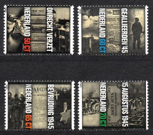 Poštové známky Holandsko 1985 Oslobodenie, 40. výroèie Mi# 1270-73