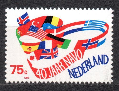 Poštová známka Holandsko 1989 NATO, 40. výroèie Mi# 1360