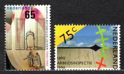 Poštové známky Holandsko 1990 Výroèí Mi# 1375-76