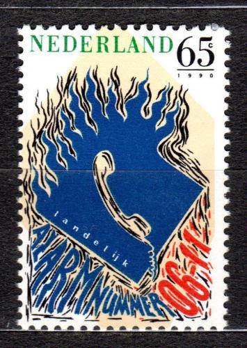 Poštová známka Holandsko 1990 Tísòové volání Mi# 1391