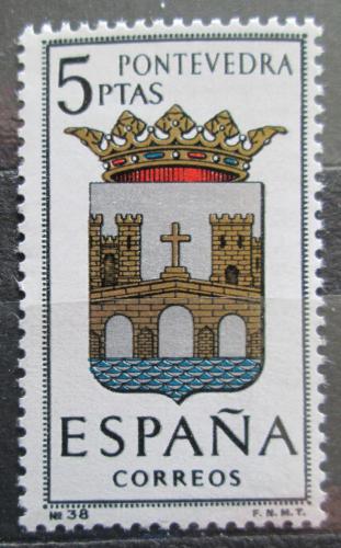 Poštová známka Španielsko 1965 Znak Pontevedra Mi# 1528