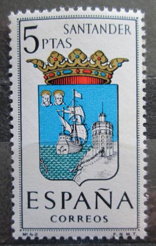 Poštová známka Španielsko 1965 Znak Santander Mi# 1555
