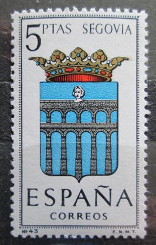Poštová známka Španielsko 1965 Znak Segovia Mi# 1556