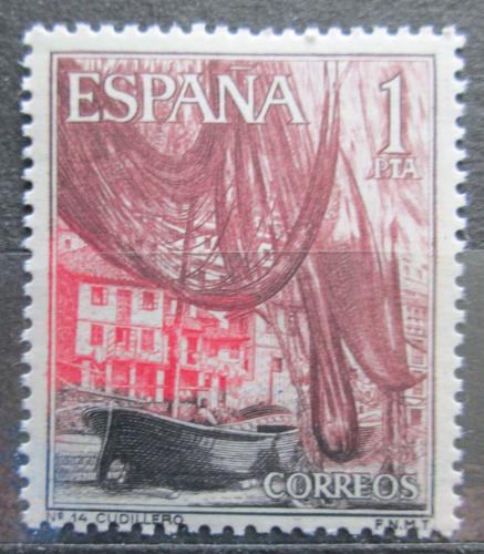 Poštová známka Španielsko 1965 Prístav Cudillero Mi# 1547