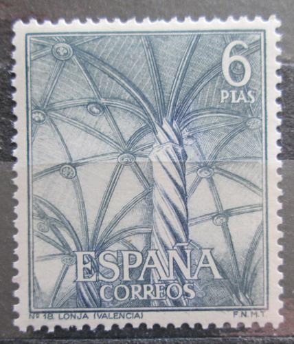 Poštová známka Španielsko 1965 Lonja de la Seda ve Valencii Mi# 1576
