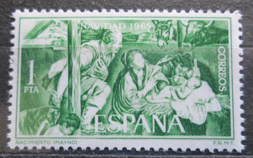 Poštová známka Španielsko 1965 Vianoce Mi# 1585
