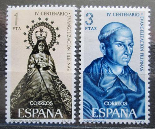 Poštové známky Španielsko 1965 Christianizace Filipín, 400. výroèie Mi# 1587-88