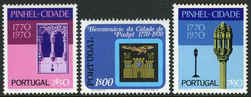 Poštové známky Portugalsko 1972 Pinhel, 200. výroèie Mi# 1160-62 Kat 3.50€