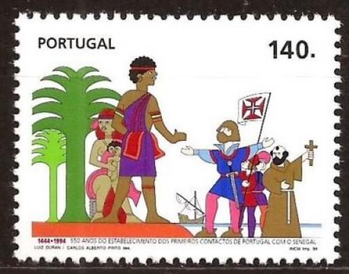 Poštová známka Portugalsko 1994 Portugalci v Senegalu Mi# 2056