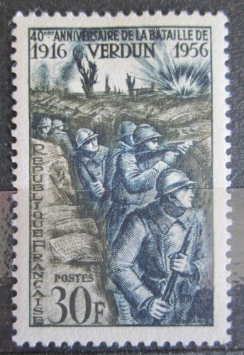 Poštová známka Francúzsko 1956 Bitka u Verdunu, 40. výroèie Mi# 1081
