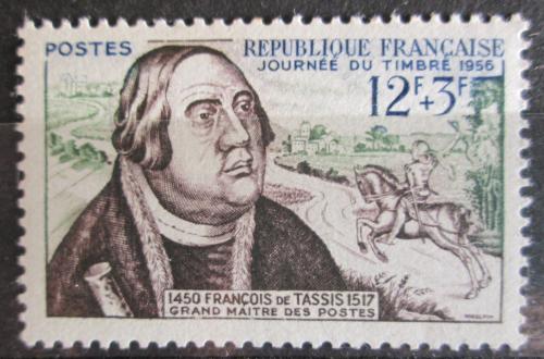 Poštová známka Francúzsko 1956 Franz von Taxis Mi# 1082